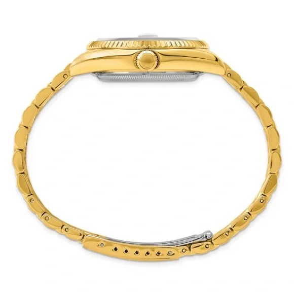 Gold and Black Charles Hubert Watch